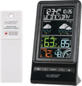 La Crosse Technology Digital Multi-Color Wireless Forecast Station, Black