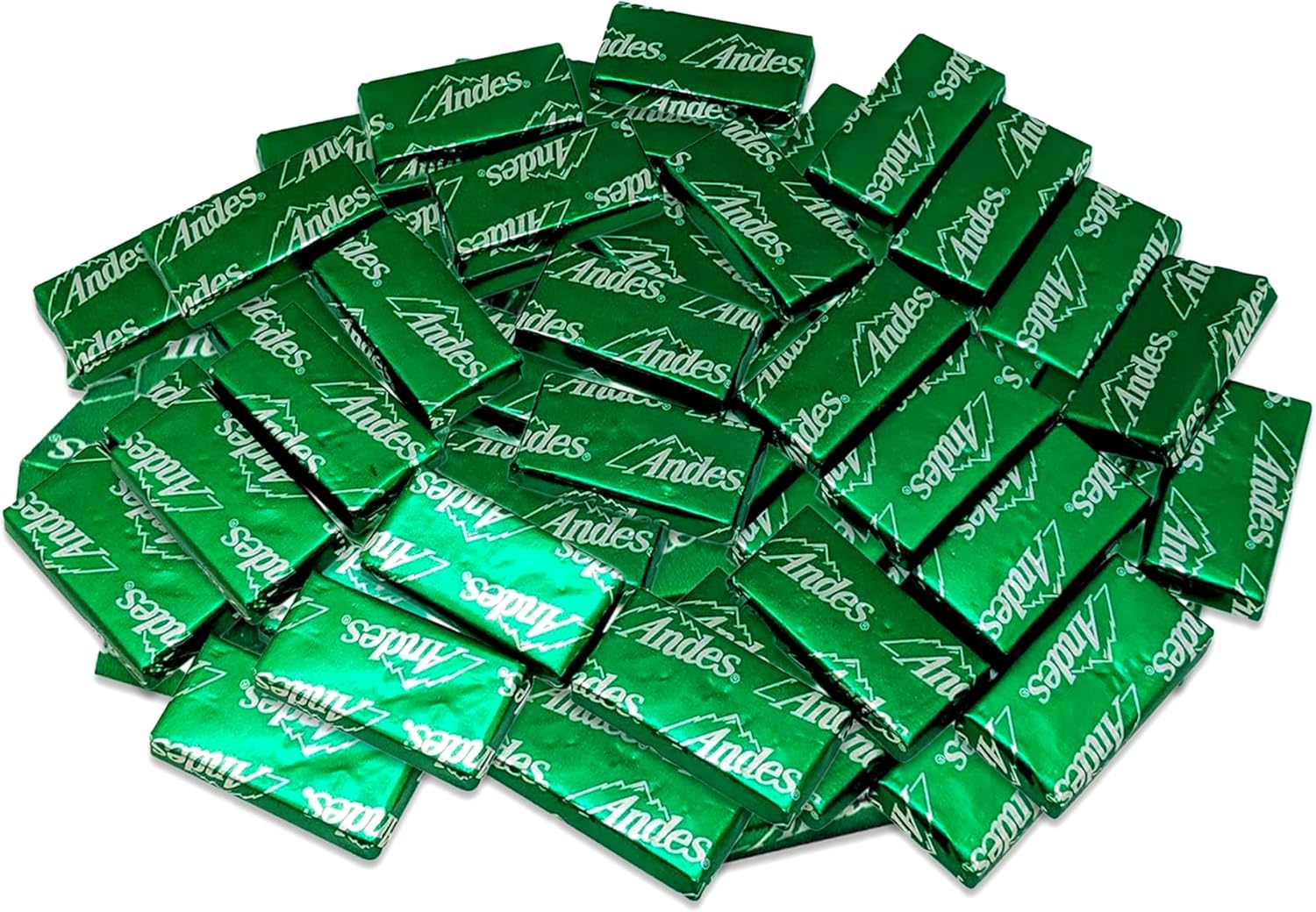 Andes Mints Creme De Menthe Thins 2LB Bag, Individually Wrapped Chocolate Mint Candy L897278