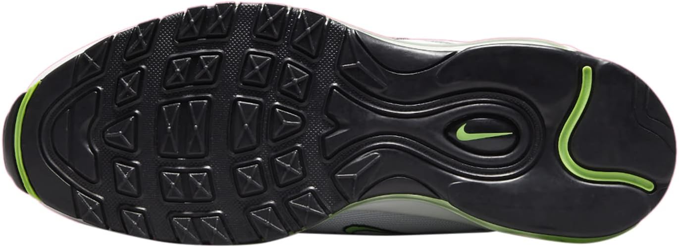 Nike Men's Air Max 97 Shoes, Black/Lime Glow-White B7192
