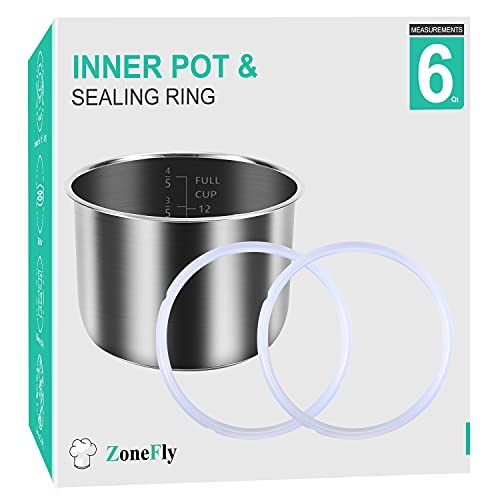 Original 8Qt Power Cooker XL Replacement Inner Pot Stainless Steel Compatible with 8 Quart Power Pressure Cooker Model PPC772 (or #PPC772) PPC780 (or #PPC780) and WAL3 Stainless Steel Inner Pot Parts