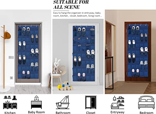 Over The Door Shoe Organizer 35 Mesh Pockets Hanging Rack H529