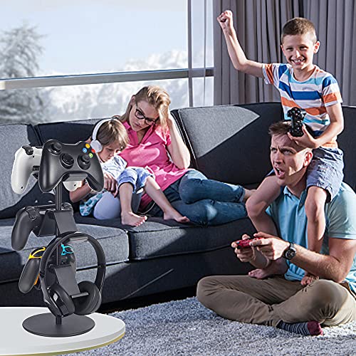 Controller Stand 3 Tier with Headphone Holder for Xbox PS4 PS5 Nintendo Switch C127626