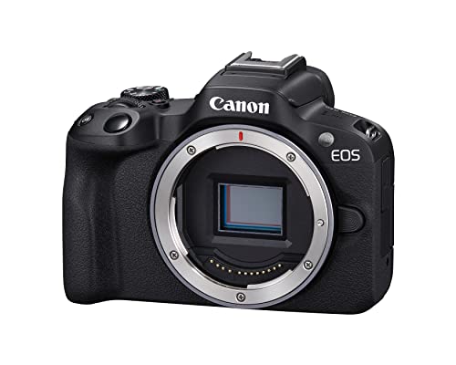 Canon EOS R50 Mirrorless Camera with RF-S18-45mm Lens Kit, White S288