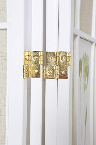 Legacy Decor 3 Panel Room Divider Privacy Screen Black 71" W807895
