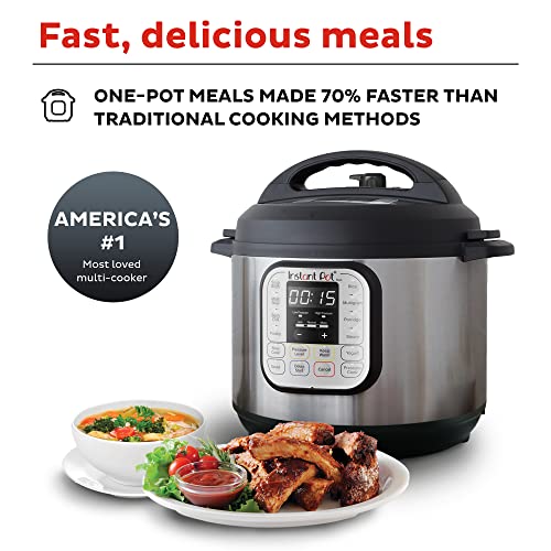 Instant Pot Duo 8 Qt Electric Pressure Cooker with Stainless Steel Inner Pot M77613