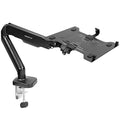 Mount-It! Laptop and Monitor Desk Stand - Full Motion Laptop Arm Stand - Ergonomic Adjustable Monitor Mount - VESA Monitor Desk Mount with Laptop Tray