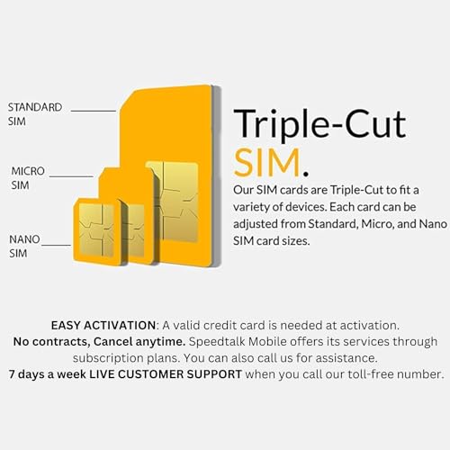SpeedTalk Mobile Prepaid Plan - Unlimited Talk & Text + 500 MB Data - 30 Day Service Z6896