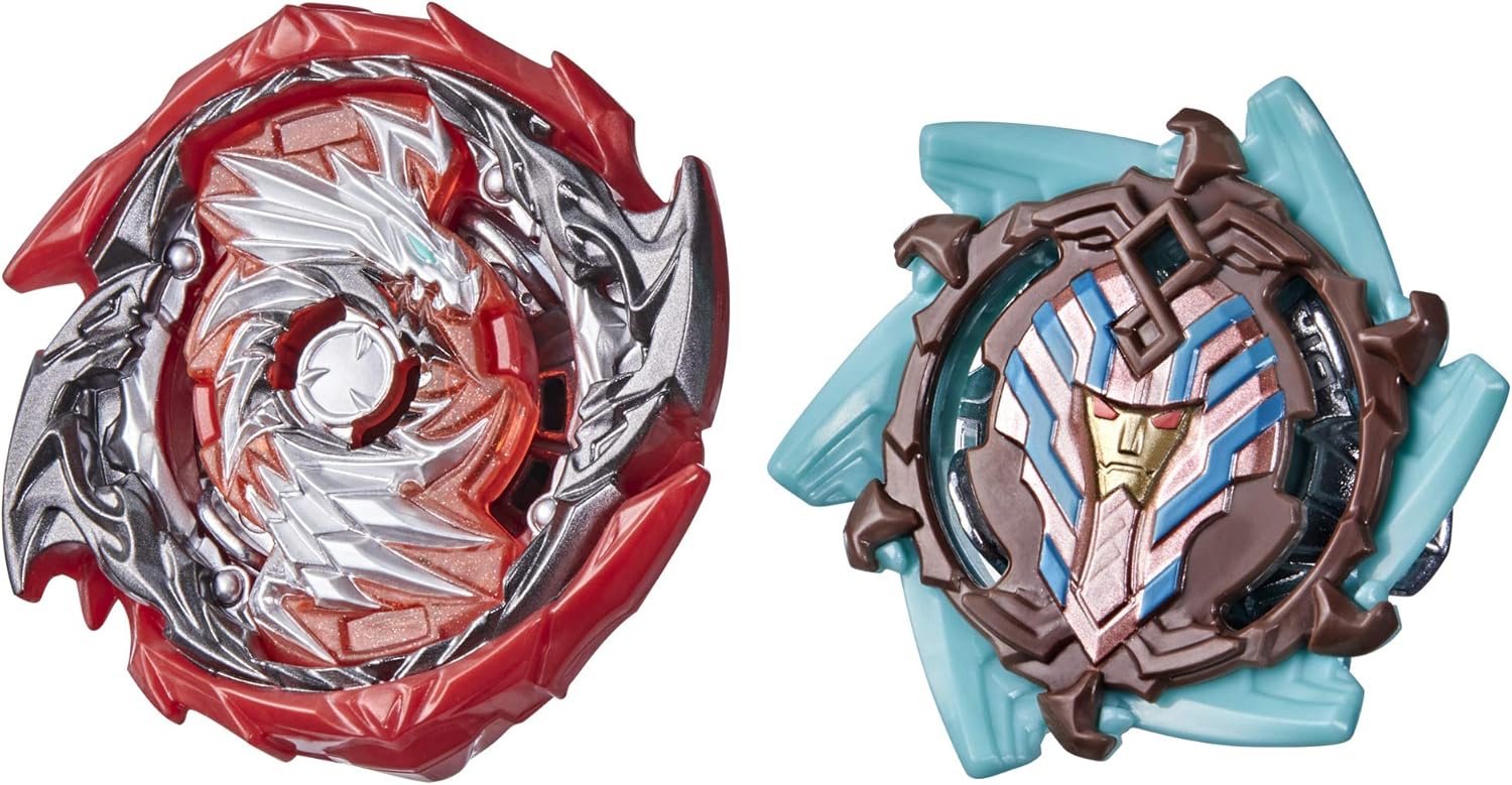 BEYBLADE Burst Surge Dual Collection Pack Hypersphere Eclipse Evo Devolos D5 and Slingshock Sphinx S4-2 Spinning Tops, Battle Game Toys