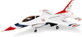 E-flite RC Airplane F-16 Thunderbirds 80mm EDF BNF Basic Transmitter Battery and Charger Not Included with AS3X and Safe Select EFL87950 Airplanes Bind and Fly Electric