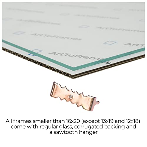 ArtToFrames 12x16 inch Muted Prosecco Gold Picture Frame F361735