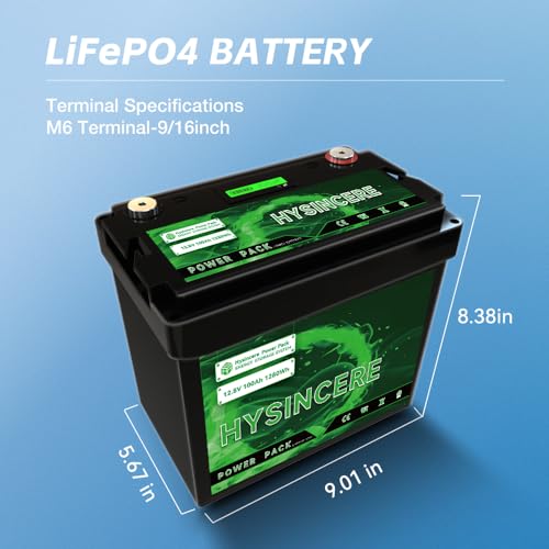 12V 100Ah LiFePO4 Lithium Battery with 100A BMS for RV, Solar, Trolling Motor K59109