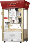 Great Northern Popcorn Matinee Popcorn Machine - Red, 8oz, (469326PCG)