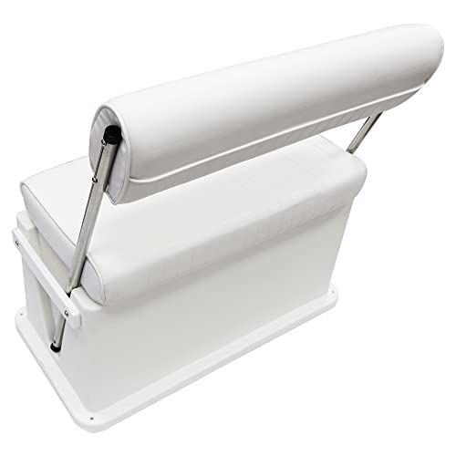 Wise 62 Quart Offshore Swingback Cooler Storage Seat, Brite White S20804
