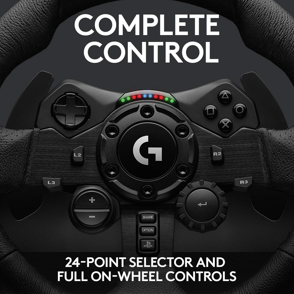 Logitech G923 Racing Wheel and Pedals for PC, PS4, PS5 M7008