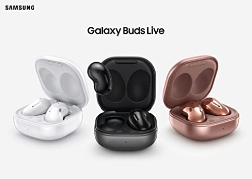 Samsung Galaxy Buds Live True Wireless Earbuds with Active Noise Cancelling, Onyx Black U9247