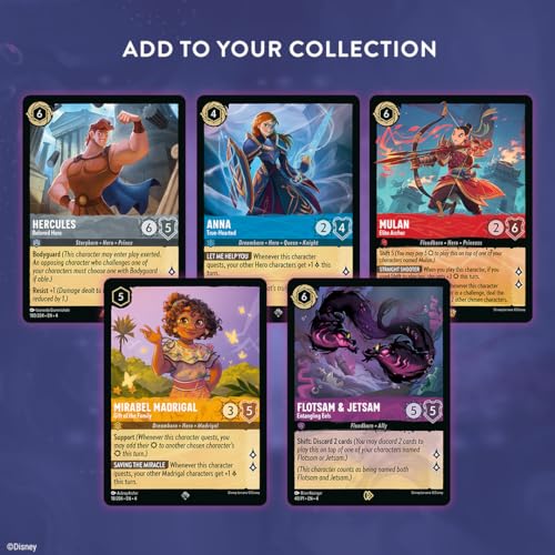 Ravensburger Disney Lorcana TCG Ursula's Return Booster Display, 24 Packs L48664