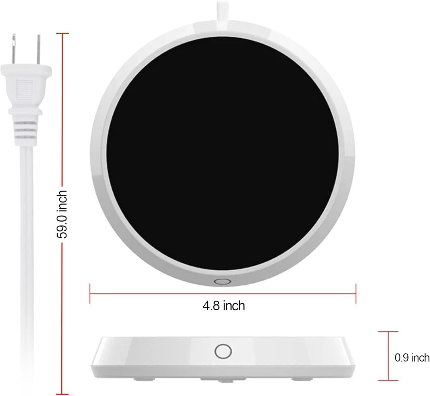 Coffee Mug Warmer for Desk with Auto Shut Off, 2 Temperature Settings M244