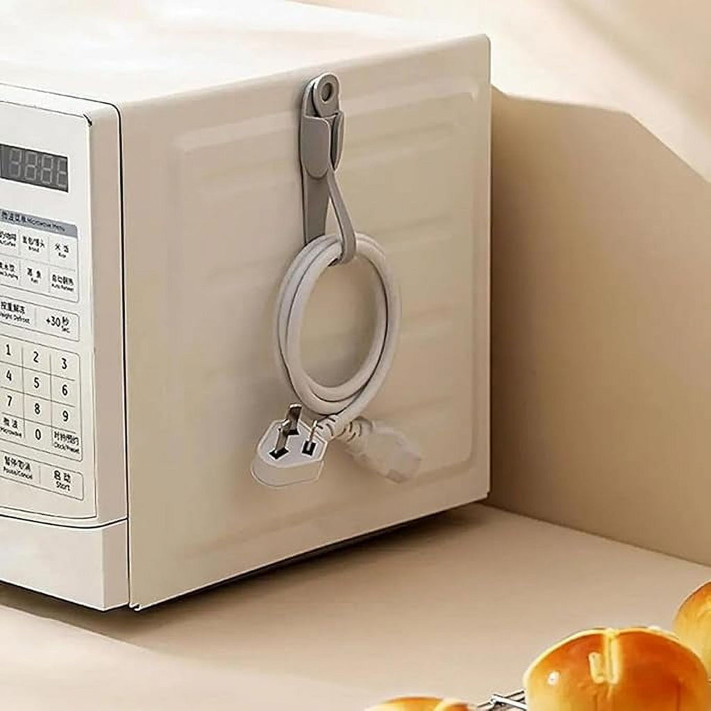 Wall Mounted Adhesive Cord Holder Organizer for Kitchen Appliances W505372