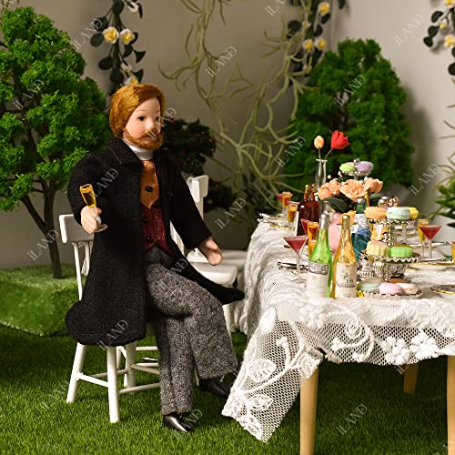 iland Dollhouse People 1/12 Scale Family Dolls 5pcs I91058