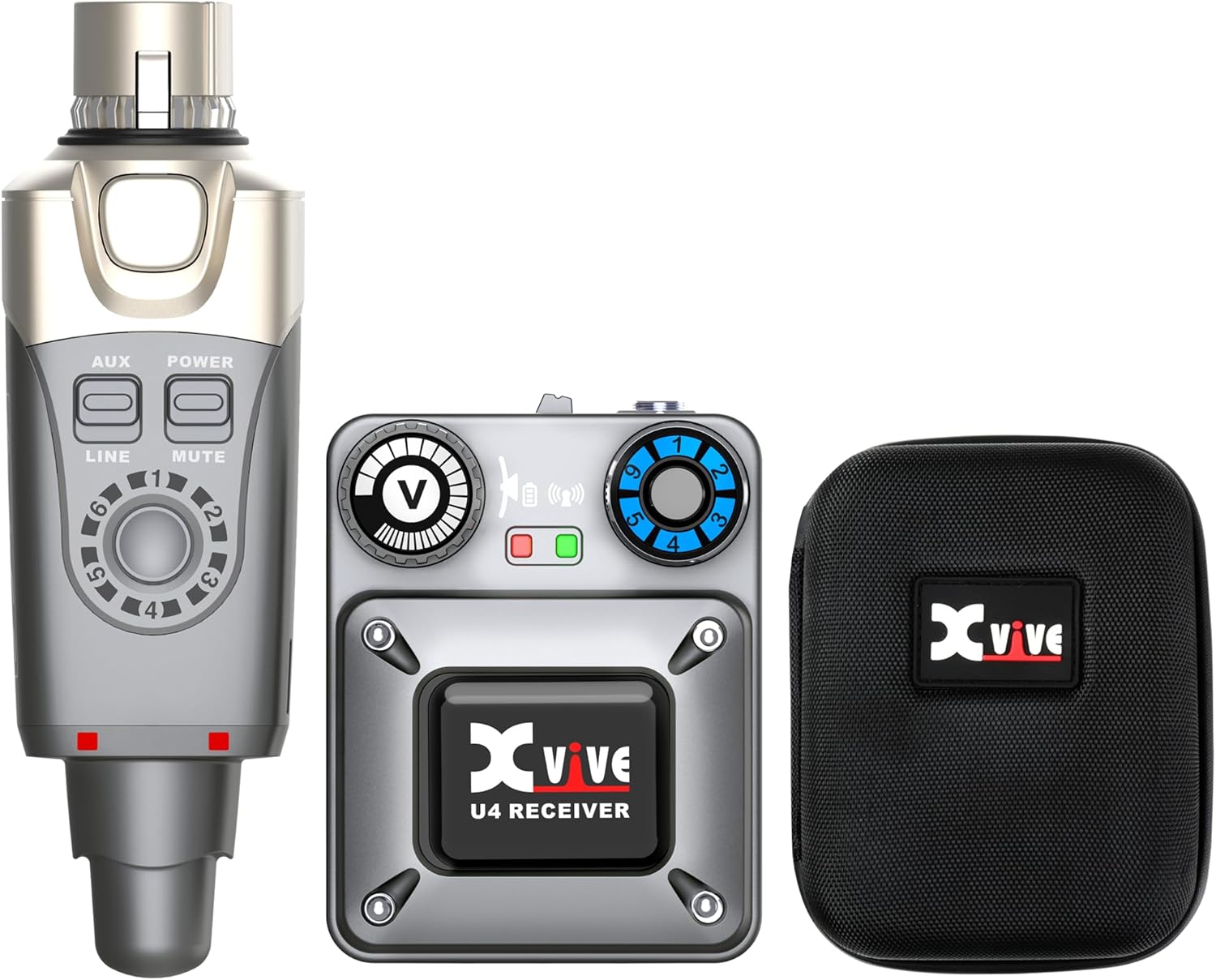 Xvive U4 Wireless in-Ear Monitoring System and Case Bundle