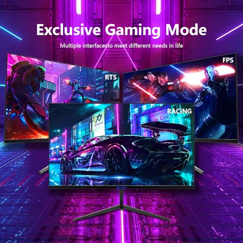 24 Inch Curved Gaming Monitor Full HD 1080P Frameless FreeSync Eye Care R30523
