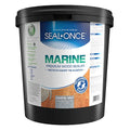 Seal-Once Marine Premium Wood Sealer - Waterproof Sealant - Wood Stain and Sealer in One - 5 Gallon & Bronze Cedar