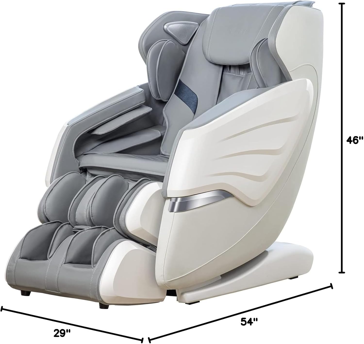 Zero Gravity Massage Chair with AI Voice and App Control, Gray J939