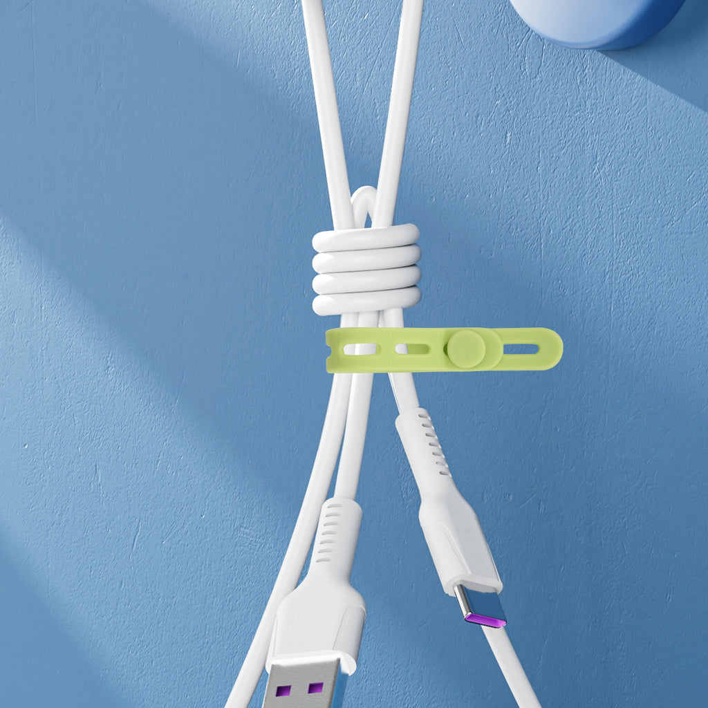 Silicone Cable Manager Wire Organizer 20 Pcs K69656