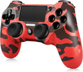 Wireless Controller Compatible with Ps4/Ps4 Slim/Ps4 Pro,with Dual Vibration Game Joystick