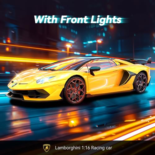 Lamborghini Officially Licensed 1:16 Scale Remote Control Car, 2.4GHz Toy for Kids N927