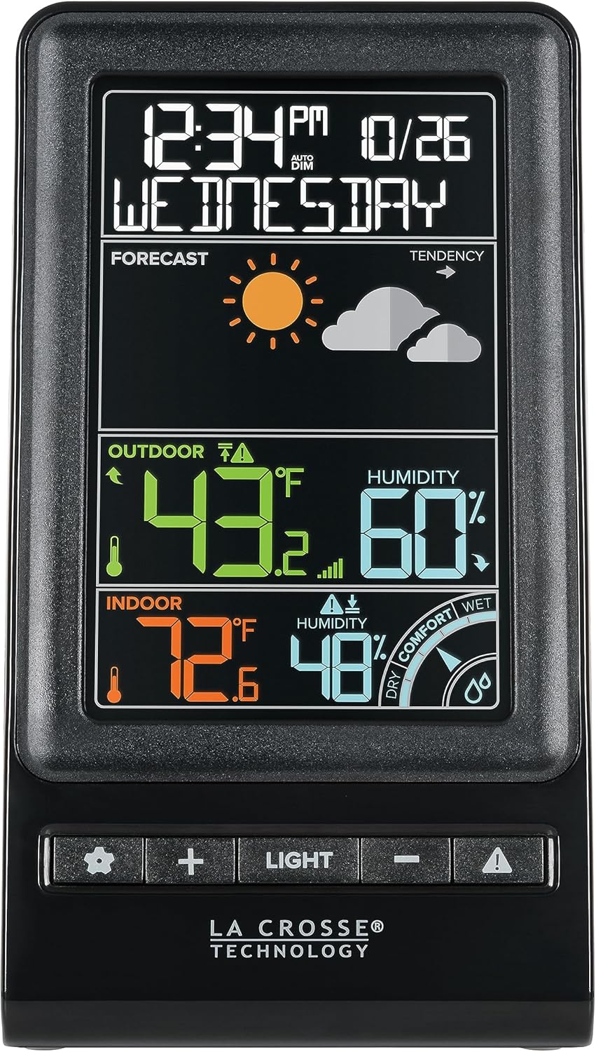 La Crosse Technology Wireless Forecast Station, Black Y5081