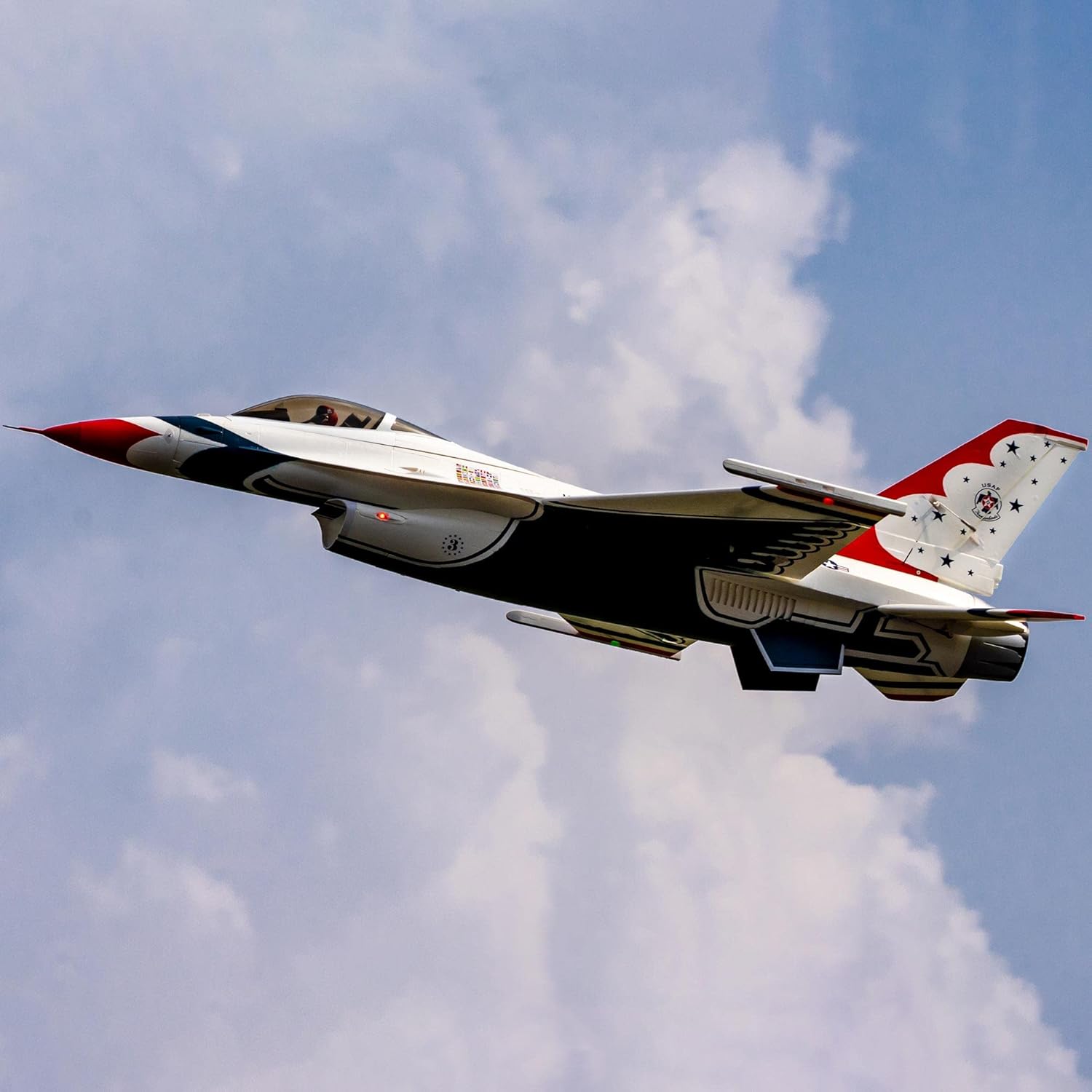 E-flite RC Airplane F-16 Thunderbirds 80mm EDF BNF Basic G126913