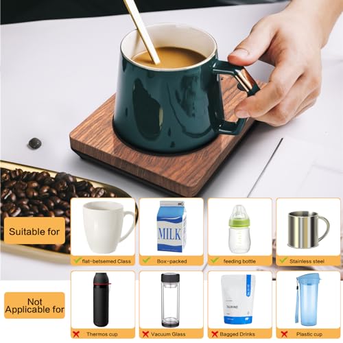 Coffee Mug Warmer for Desk with 3-Temp Settings and Auto Shut Off O481066