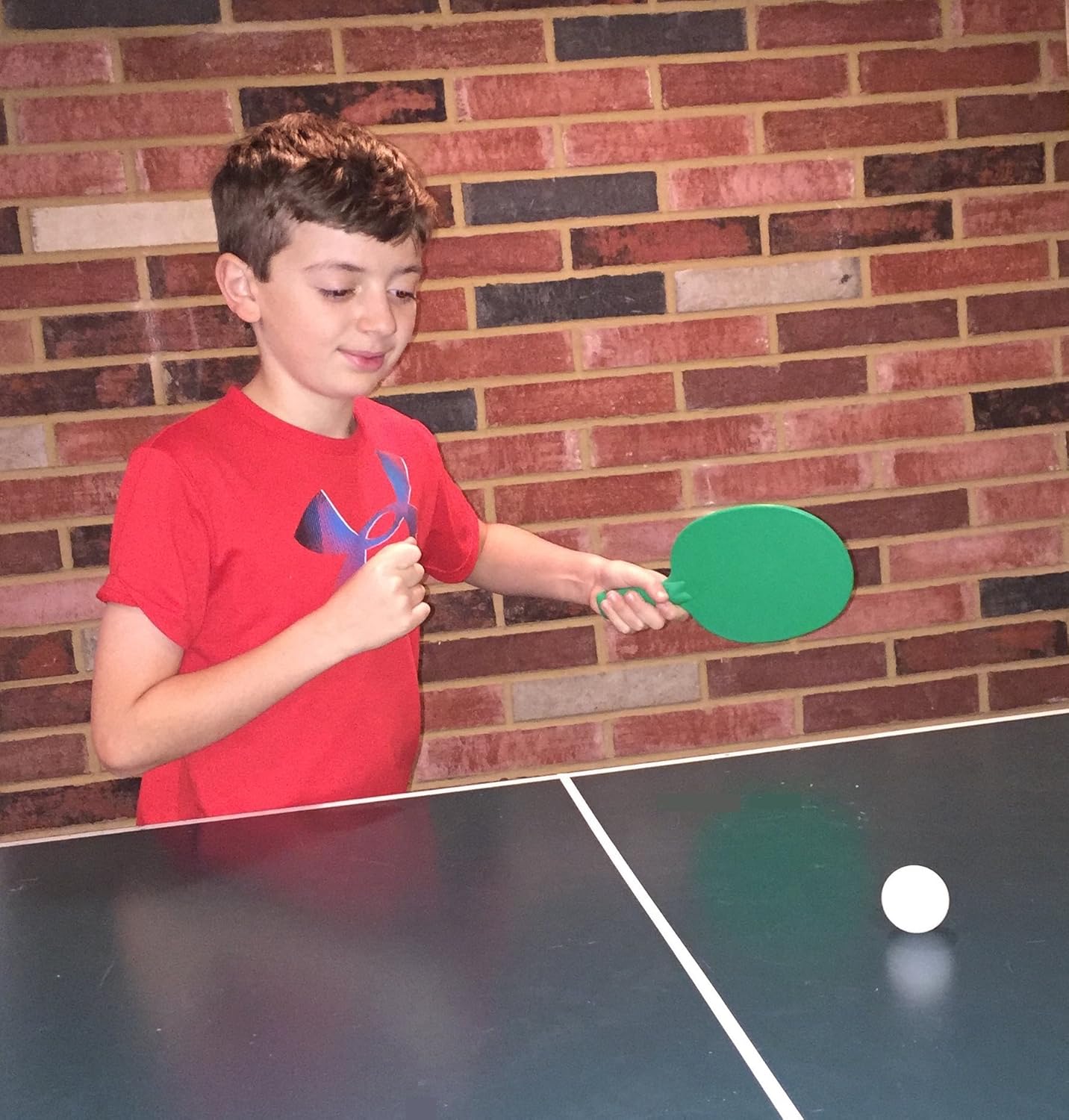Plastic Ping Pong Paddles Set of 4 for Kids Outdoor Tables V972579