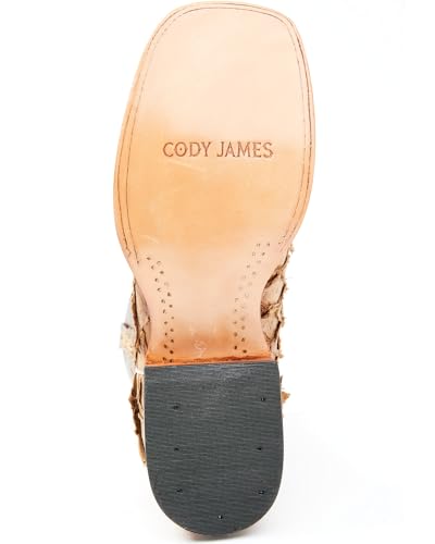 Cody James Men's Exotic Pirarucu Western Boot Broad Square Toe X11199