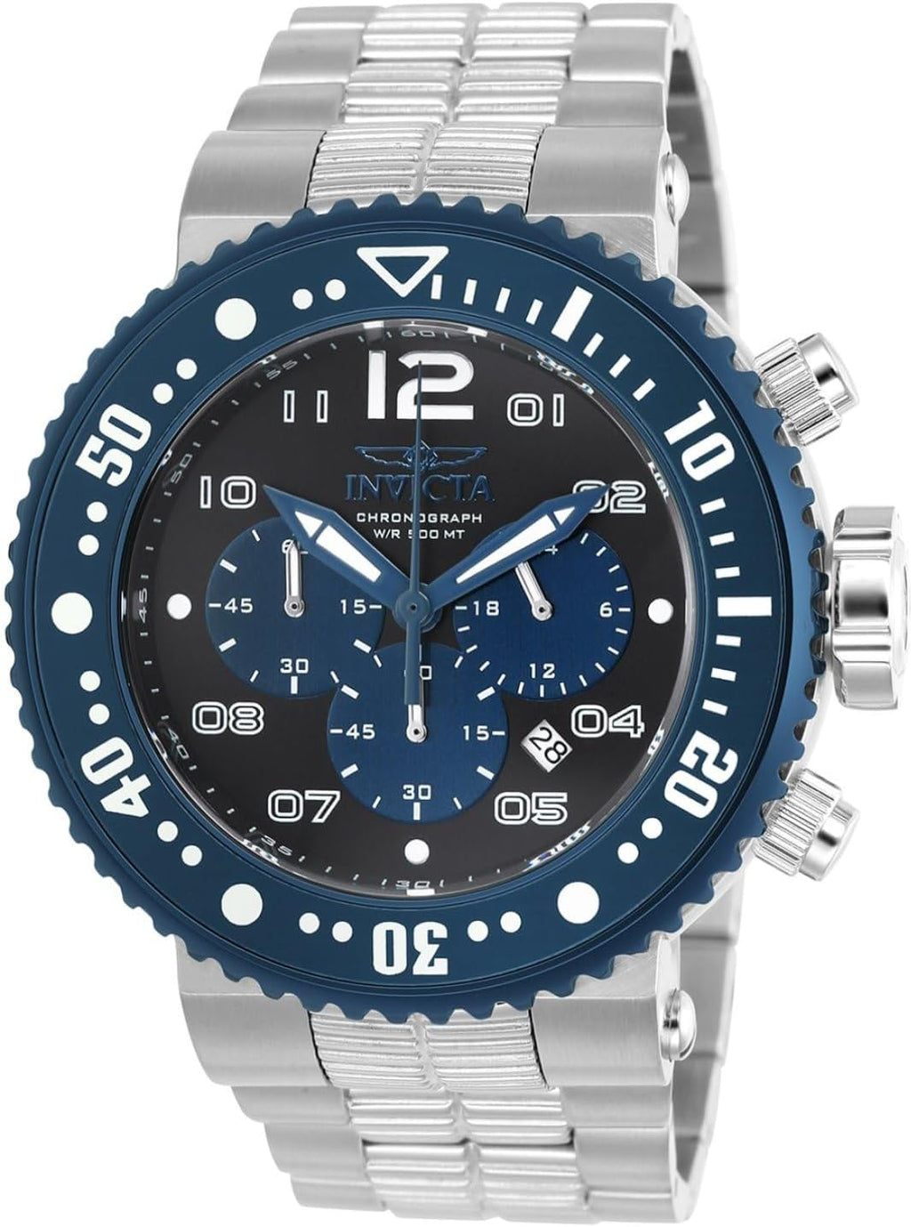 Invicta Men's 25074 Pro Diver Analog Display Quartz Silver Watch