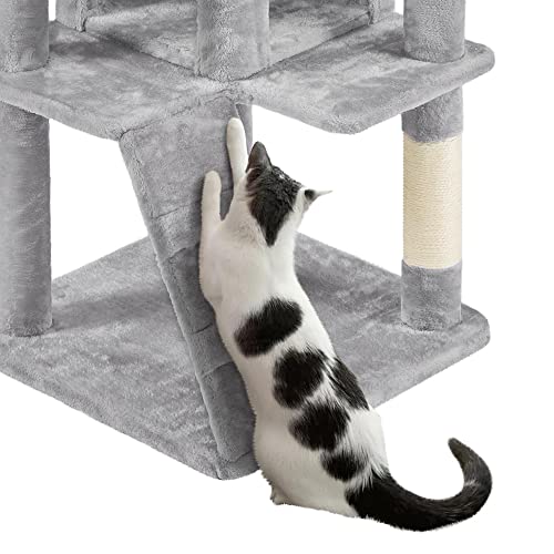 Yaheetech 54in Cat Tree Tower Condo Furniture with Scratch Post Y196