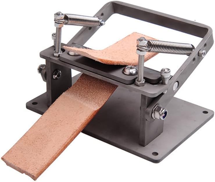 Singring Leather Splitter Manual Leather Skiver Peeler Adjustable Splitte Machine Leather Working Tools for Thinning
