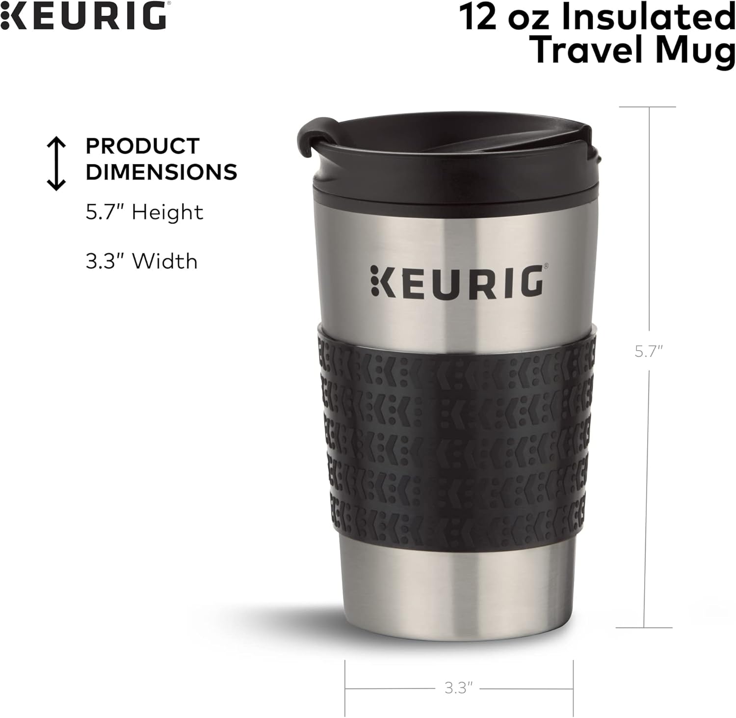 Keurig K-Mini Plus Single Serve K-Cup Pod Coffee Maker with Travel Mug M90827