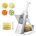 SUPMAKIN Safe Mandoline Slicer for Kitchen, Potato Slicer for Chips, Vegetable & Food Slicer,Thickness Adjustable 0.1-8 mm, Kitchen Faster Slice Artifact (Only Slicer Blue)