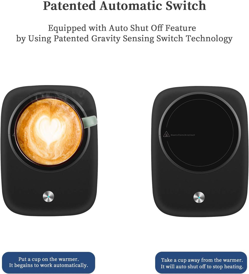 Mug Warmer with 3 Temperature Settings, Auto Shut Off Coffee Cup Warmer for Desk N129