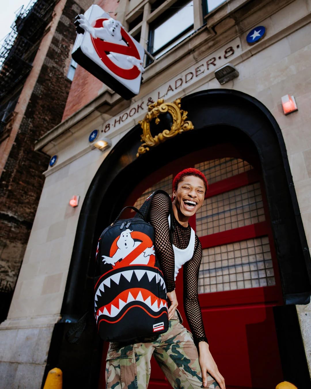SPRAYGROUND GHOSTBUSTERS SHARK BACKPACK N80923