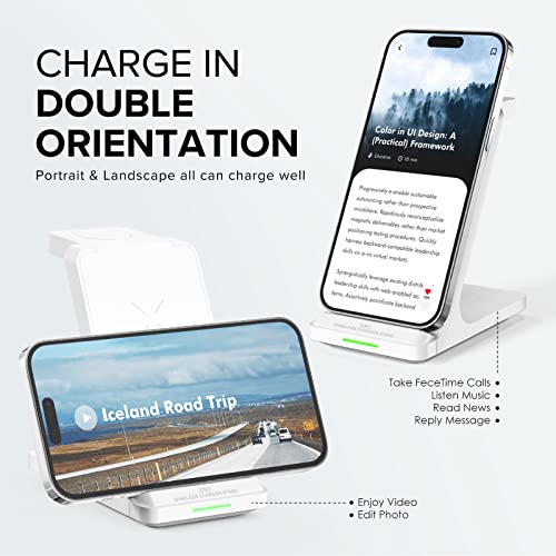 Wireless Charging Station 3 in 1 Stand for Apple Watch, iPhone, AirPods Y143712