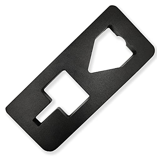 Heavy Duty Steel 13.3mm/0.54 Inch Thick T Post Puller - Use Chains, S-Hooks, Jacks and Tractor Buckets to Pull Out The T-Post from The Ground, with Bayonets,Convenient to Fix The Chain