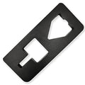 Heavy Duty Steel 13.3mm/0.54 Inch Thick T Post Puller - Use Chains, S-Hooks, Jacks and Tractor Buckets to Pull Out The T-Post from The Ground, with Bayonets,Convenient to Fix The Chain