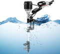 1000W 5HP Electric Outboard Motor Fishing Boat Engine Brushless Trolling Start Marine Trolley Driver Propeller Steering Handle for 6.56-13.12ft Small Vessels