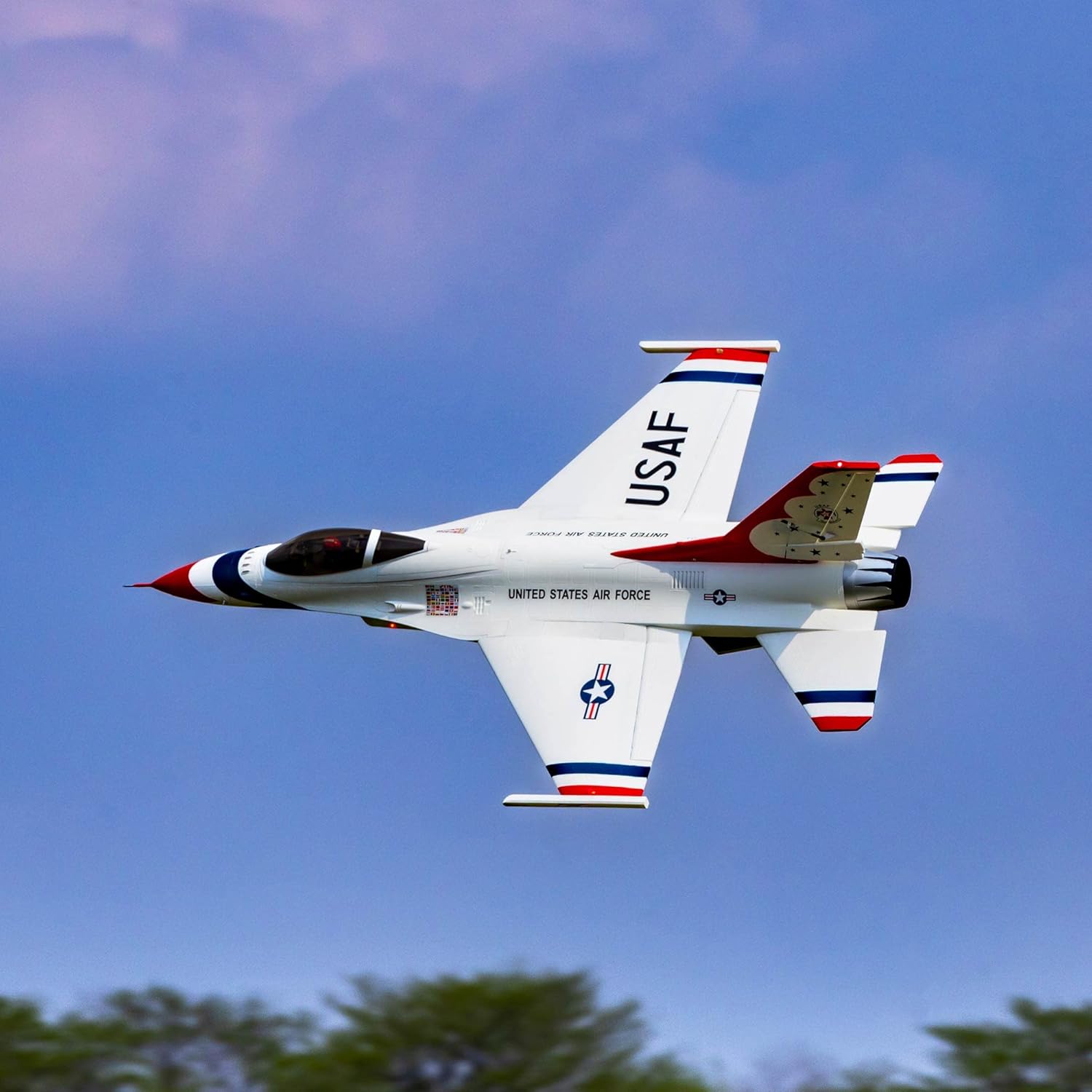 E-flite RC Airplane F-16 Thunderbirds 80mm EDF BNF Basic G126913