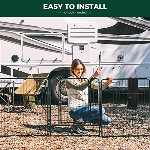 FXW Rollick Dog Playpen for Yard, RV Camping, 32 inch, 16 Panels M3615