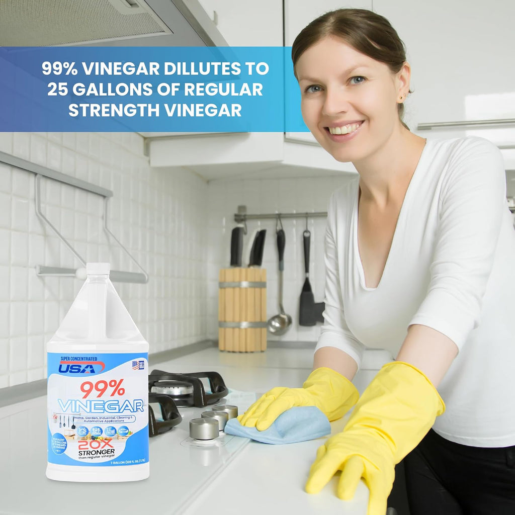 99% Pure Vinegar Concentrated Cleaner - 1 Gallon S5251