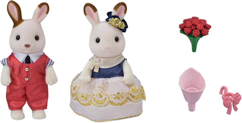 Calico Critters Town Series Cute Couple Set, 2 Collectible Doll Figures A564